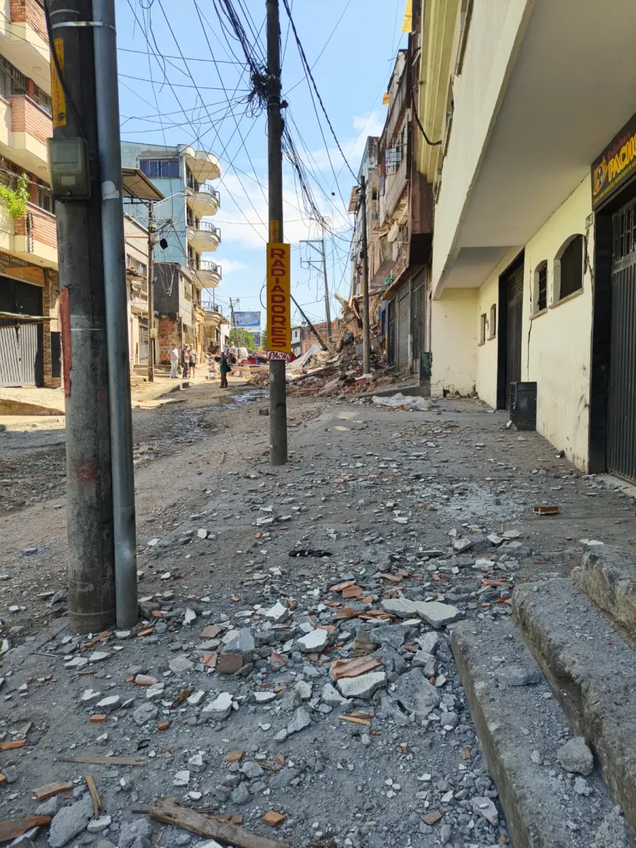 Foto 1 de los daños reportados por Pedro alonso sinisterra caicedo
