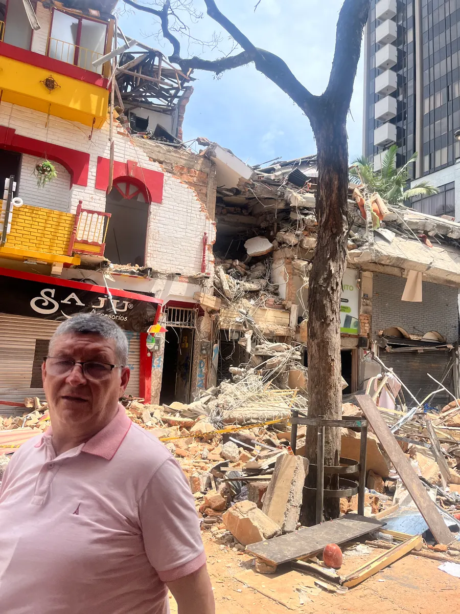 Foto 1 de los daños reportados por Valeria Gil agudelo