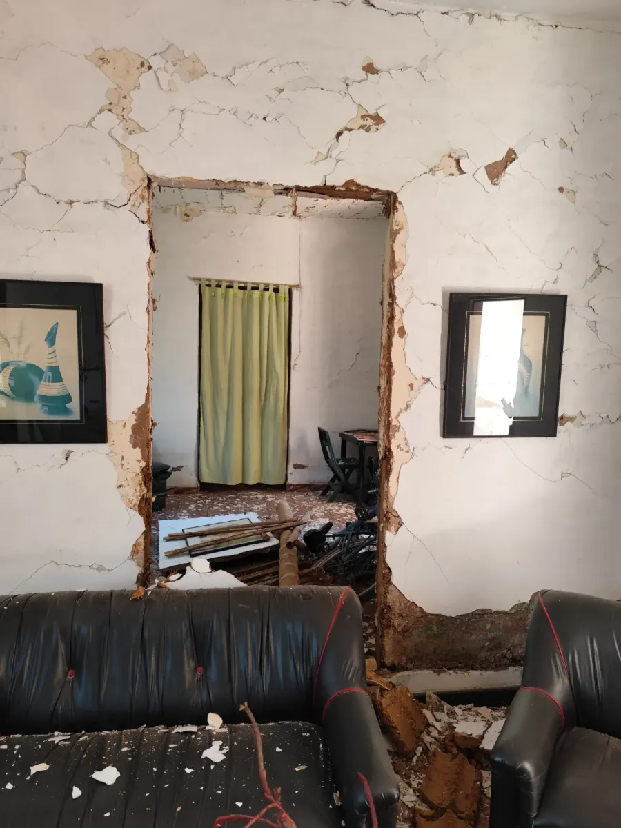 Foto 2 de los daños reportados por César Augusto Lozano Bastidas