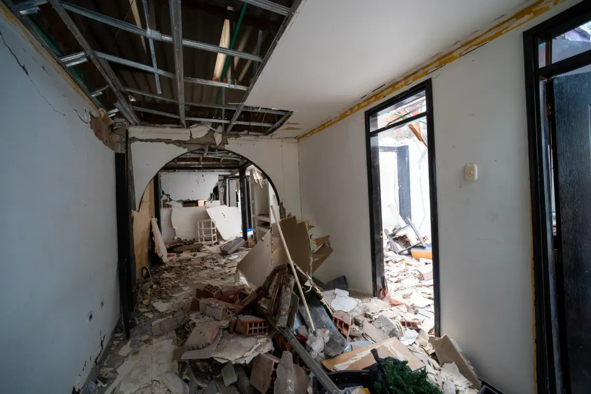 Foto 2 de los daños reportados por Jorge Andrés Sánchez Salazar