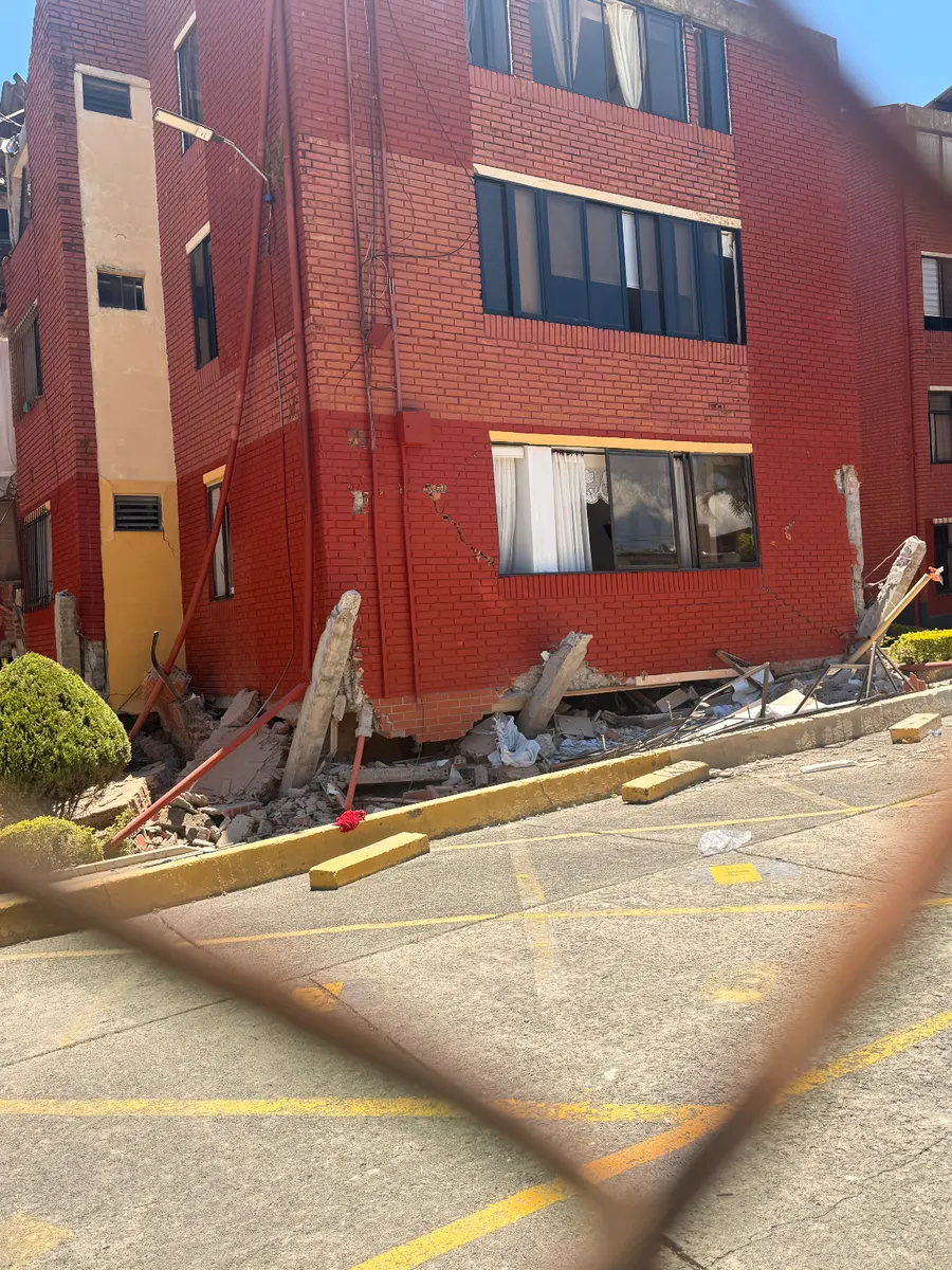 Foto 1 de los daños reportados por Maria Camila rojas