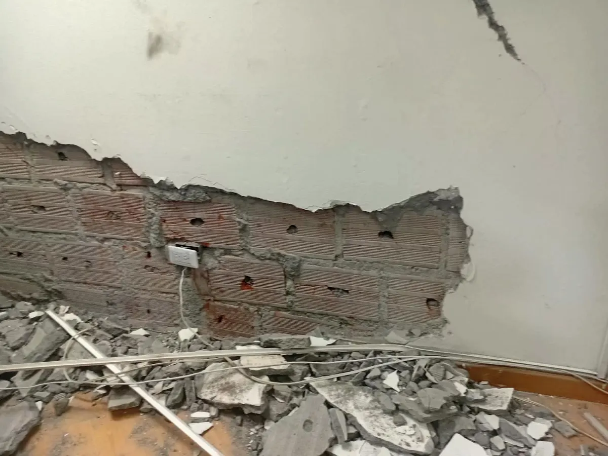 Foto 1 de los daños reportados por Osvaldo Tamayo