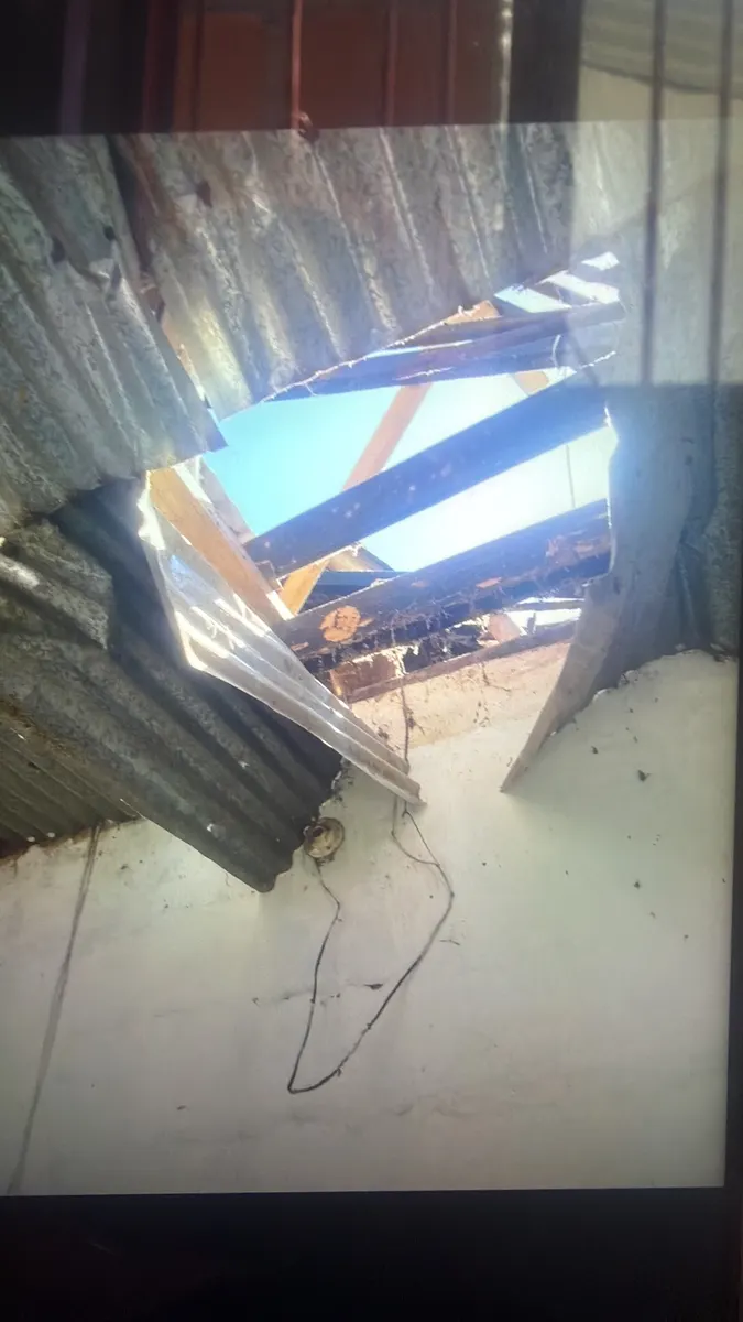 Foto 1 de los daños reportados por Valentina hoyos tusarma