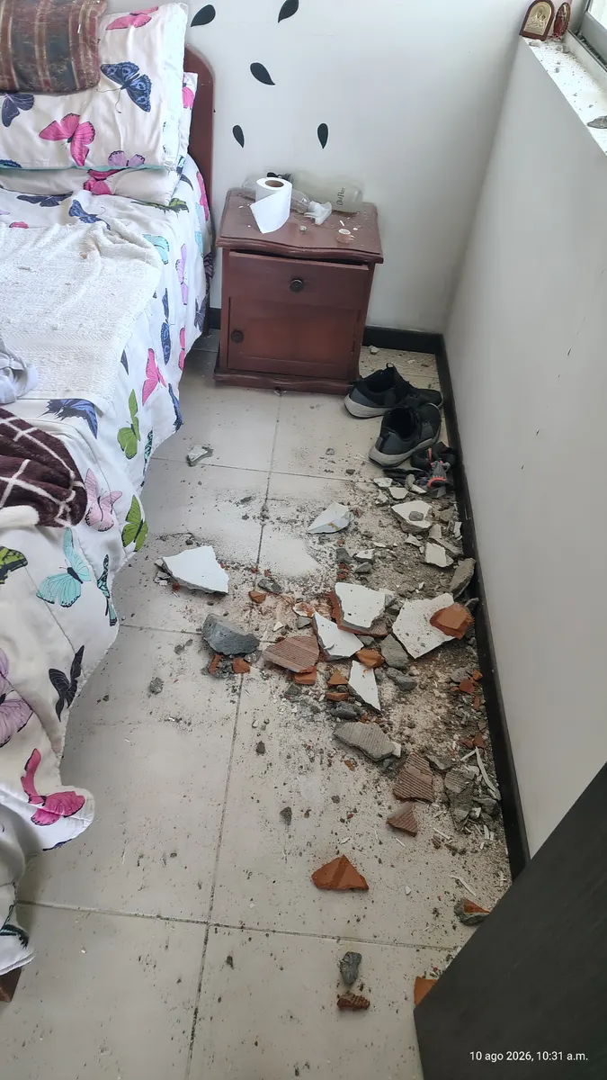 Foto 1 de los daños reportados por Julián Pérez