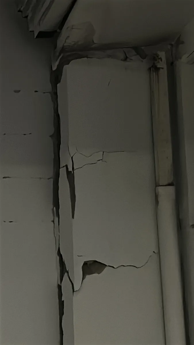 Foto 1 de los daños reportados por Soldemayda Restrepo falla