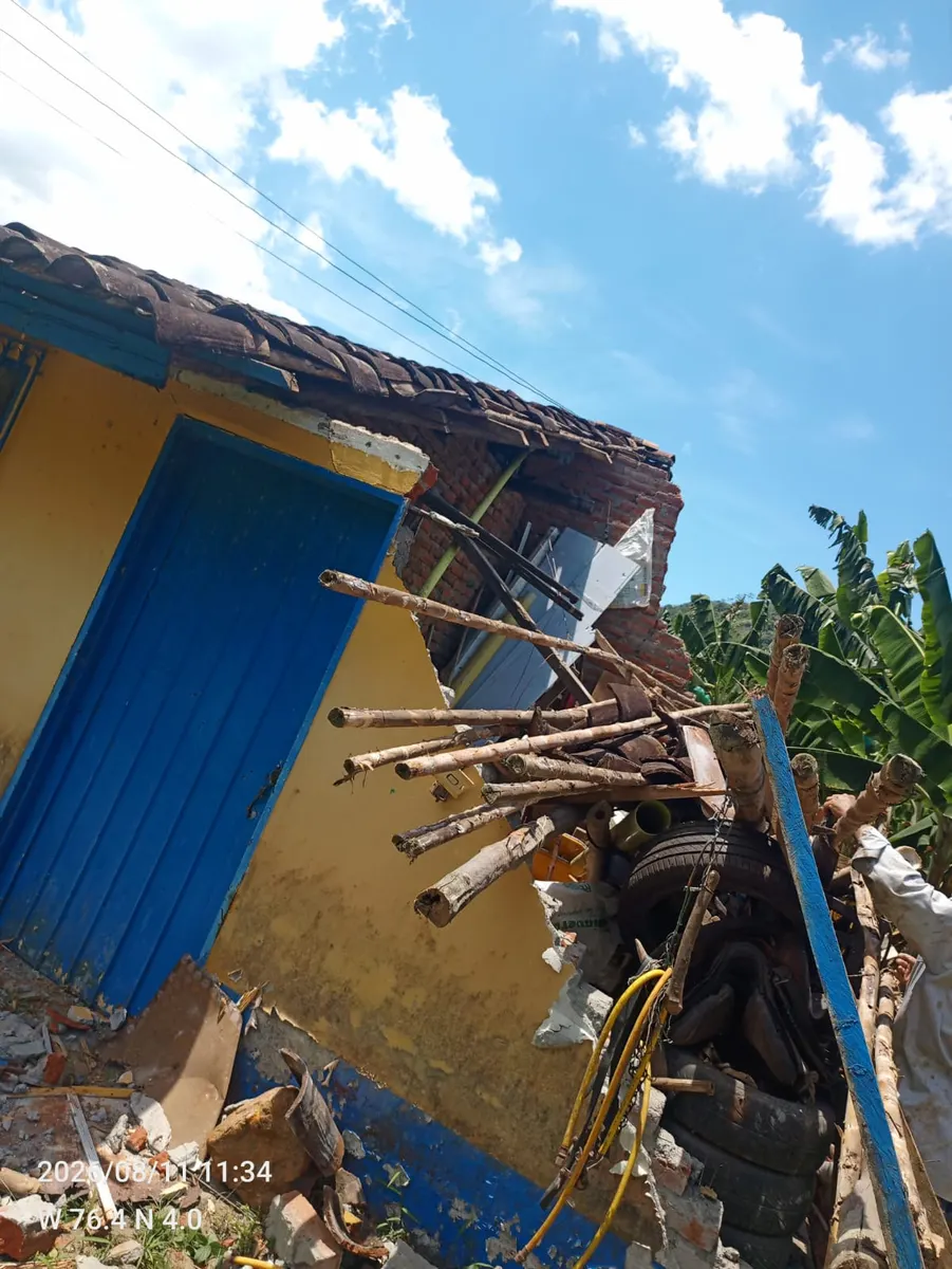 Foto 1 de los daños reportados por Socorro calvo