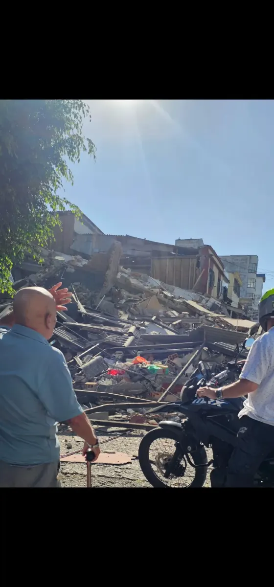 Foto 1 de los daños reportados por Santiago vasquez calderon