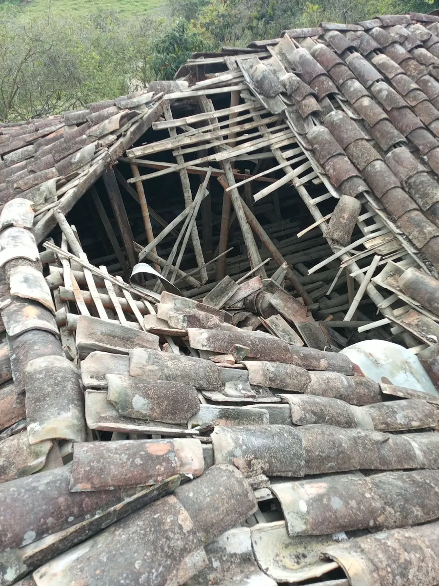 Foto 1 de los daños reportados por Antonio Monsalve