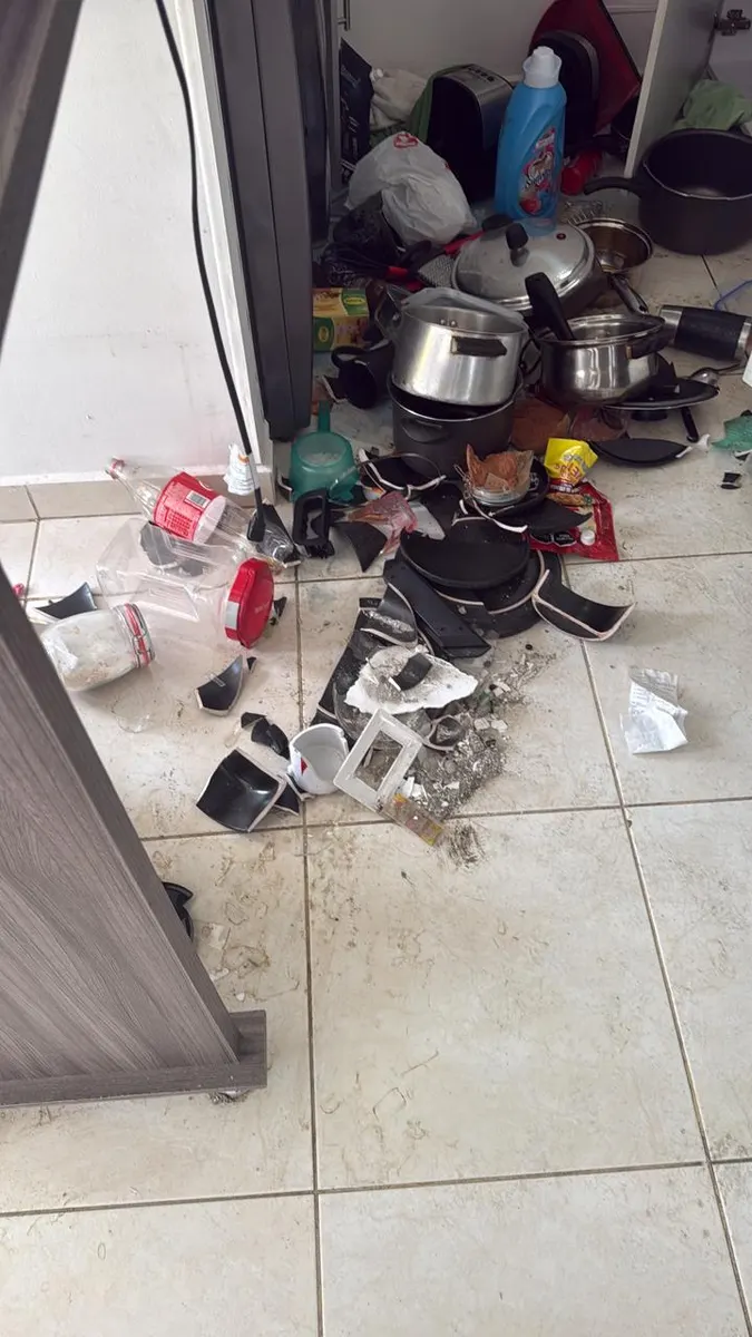 Foto 4 de los daños reportados por Sandra López