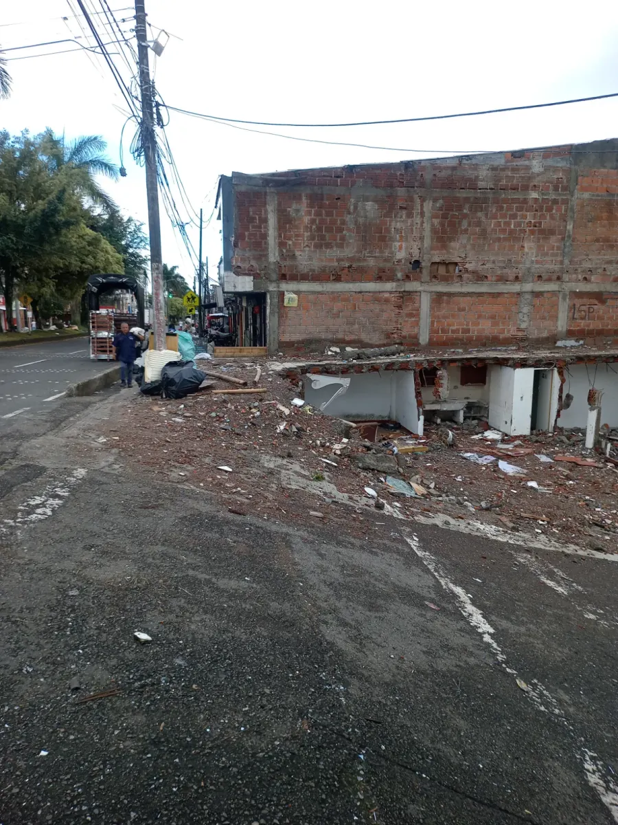 Foto 1 de los daños reportados por Luis Gonzaga Cardona