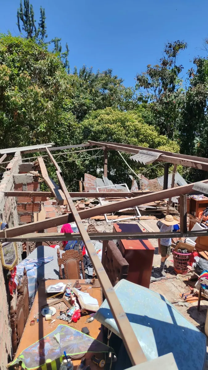 Foto 1 de los daños reportados por Angela Maria Herrera giraldo