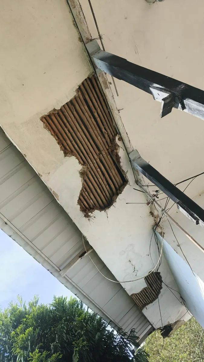 Foto 1 de los daños reportados por Diana Isabel Gómez perafán