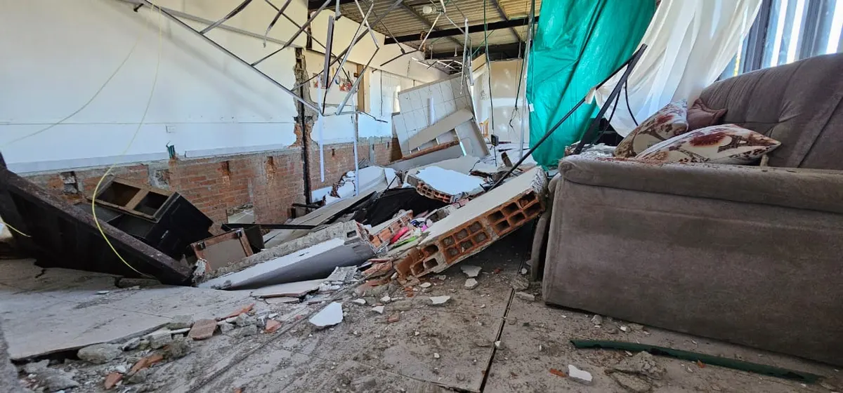 Foto 1 de los daños reportados por Daniela arias londoño