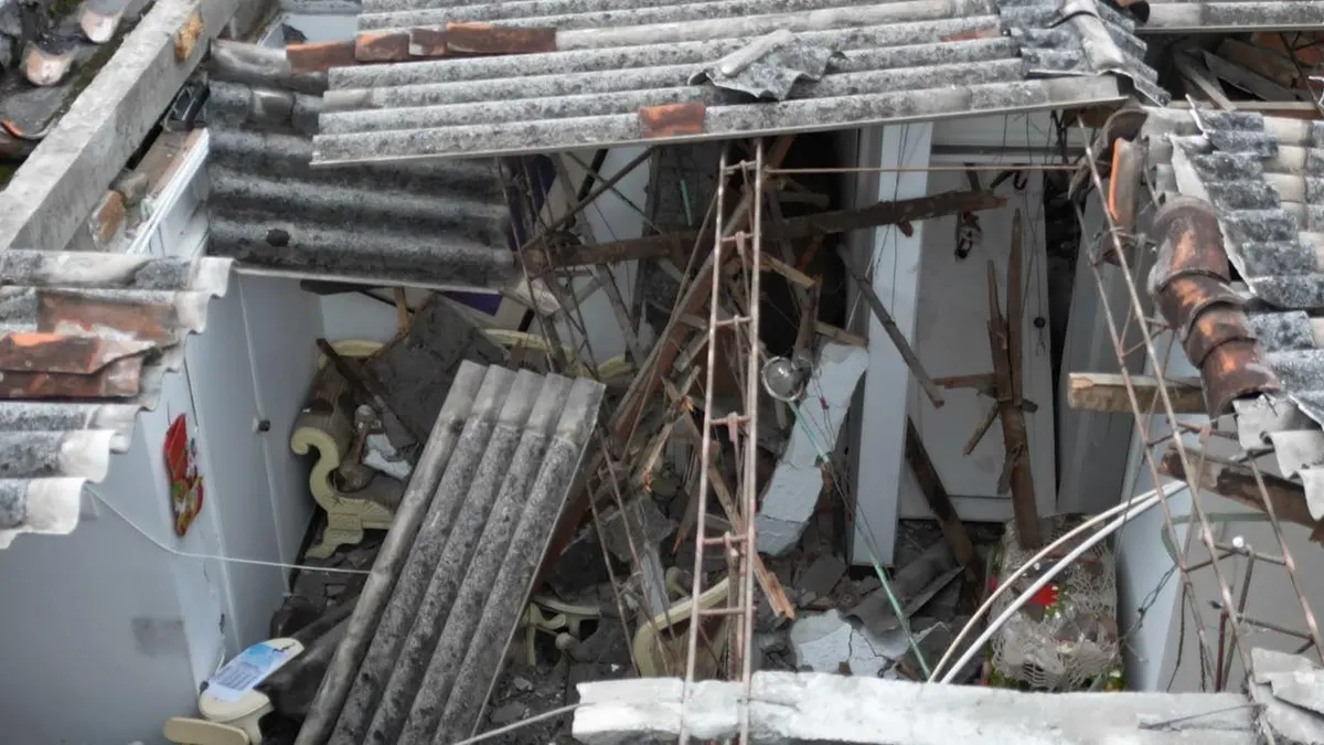 Foto 2 de los daños reportados por Luz Jeaneth Gaviria Ramírez
