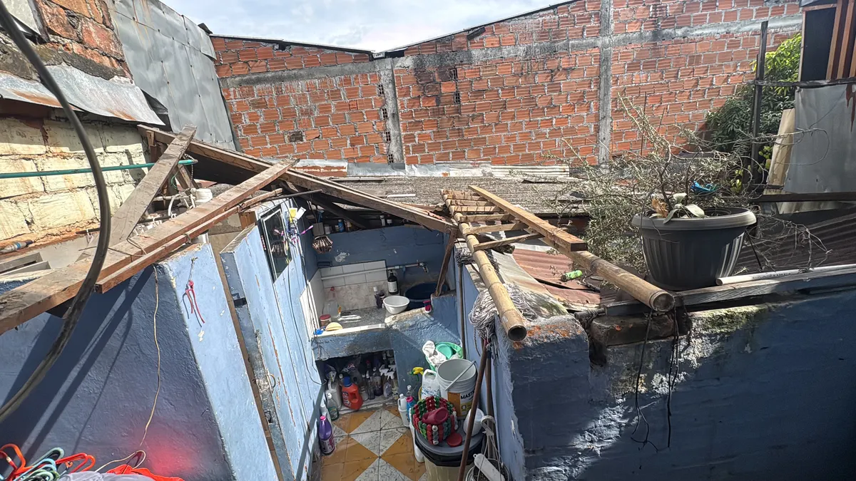 Foto 2 de los daños reportados por Karol Valencia