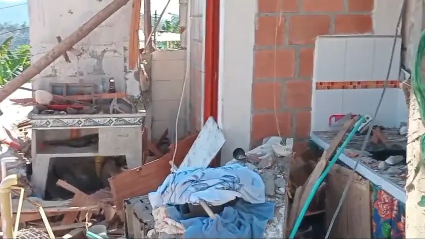 Foto 2 de los daños reportados por Blanca ortencia Galeano