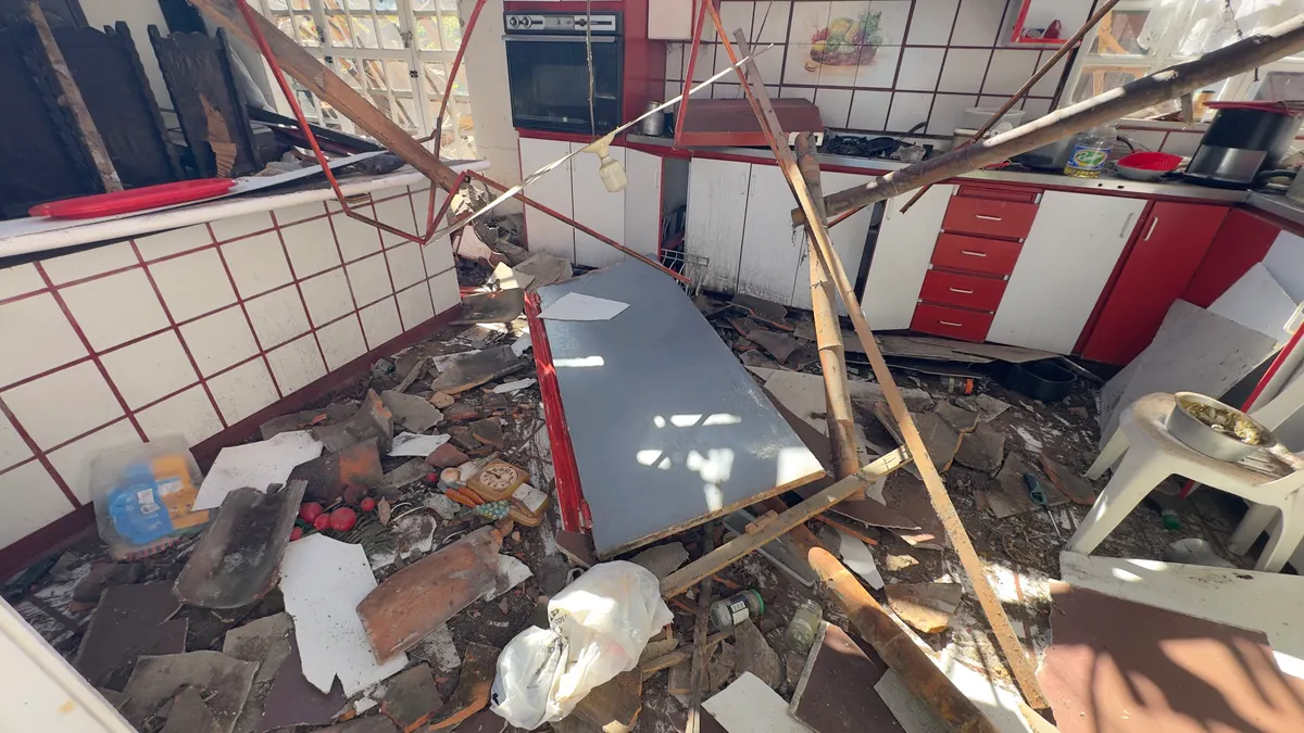 Foto 1 de los daños reportados por María José Rodríguez Lotero