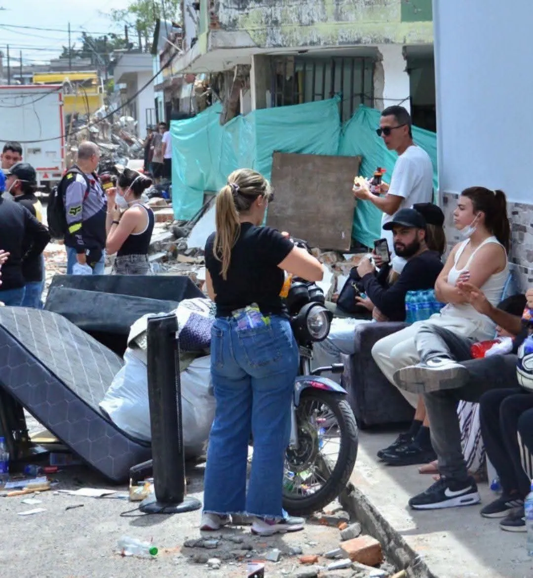Foto 1 de los daños reportados por Daniela rico