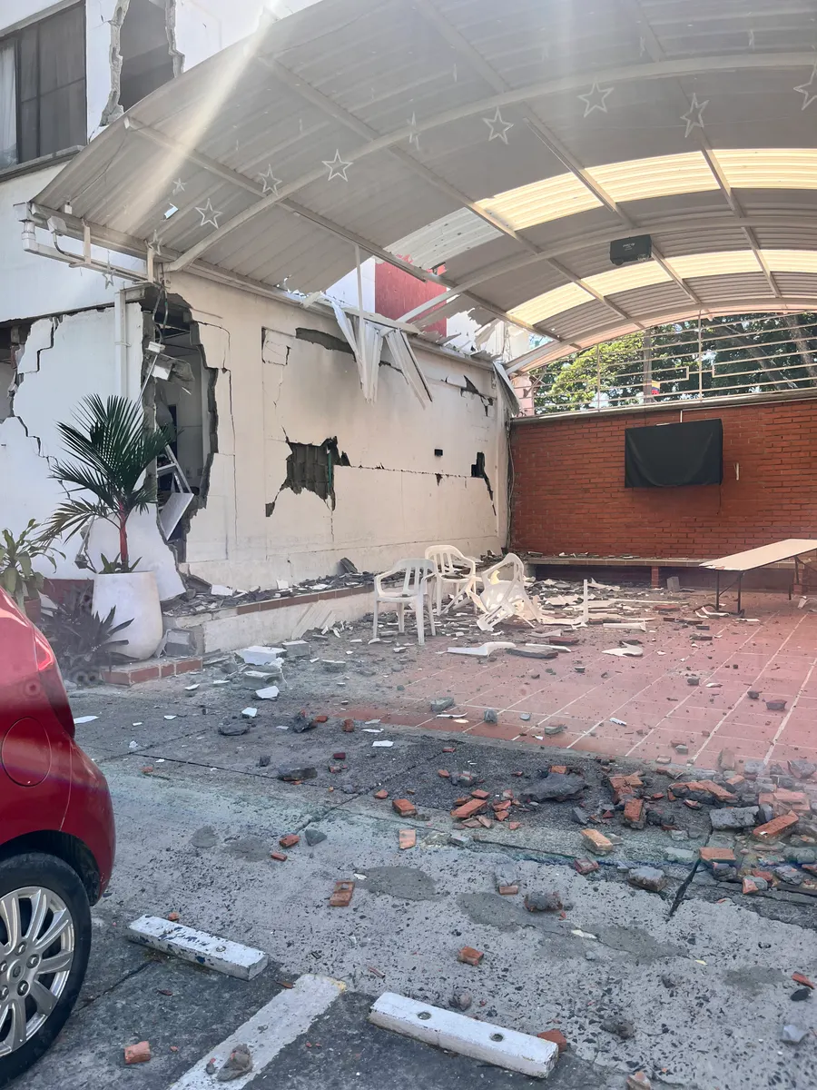 Foto 2 de los daños reportados por María Sanclemente