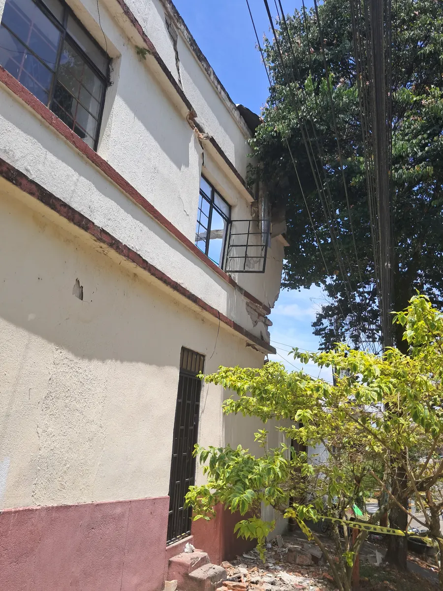 Foto 1 de los daños reportados por Leidy parrado