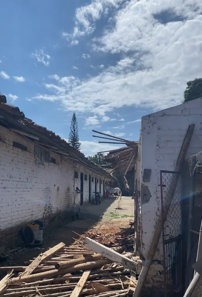 Foto 2 de los daños reportados por Valentina Gómez Ospina