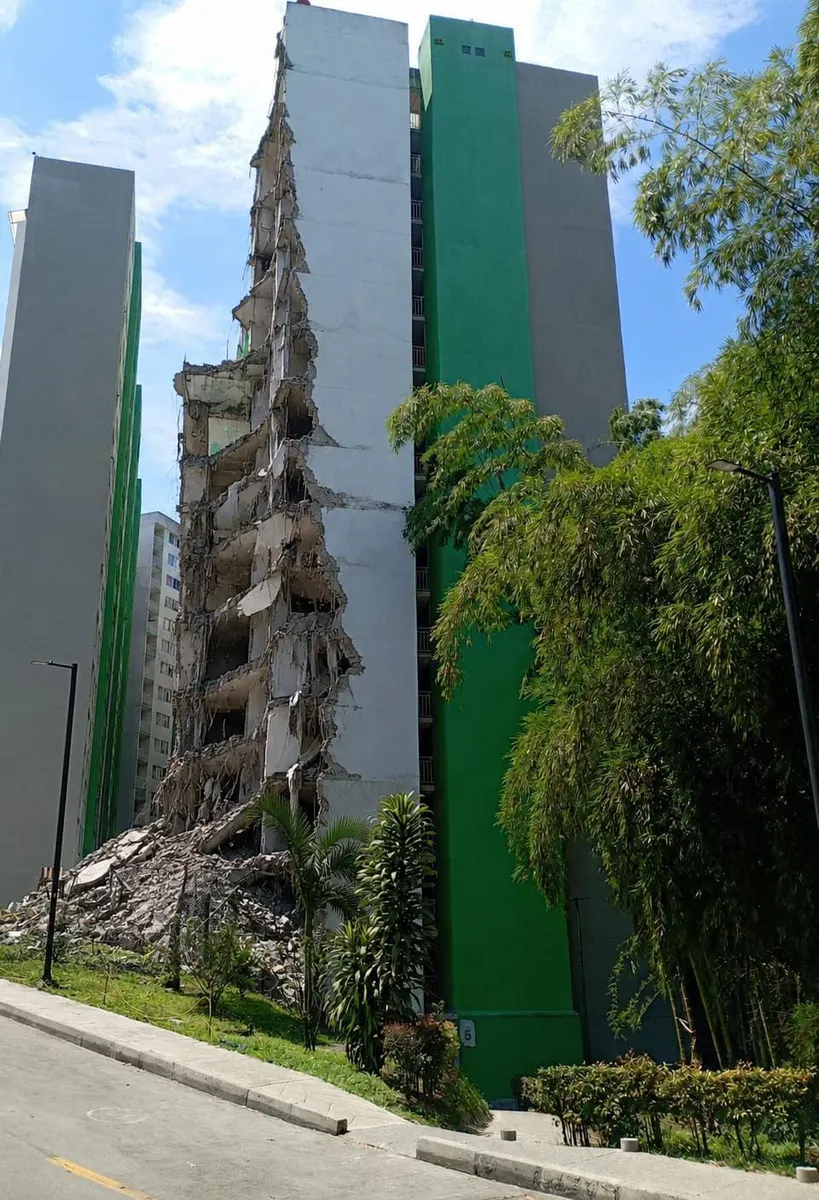 Foto 1 de los daños reportados por Sebastian Martinez gaviria