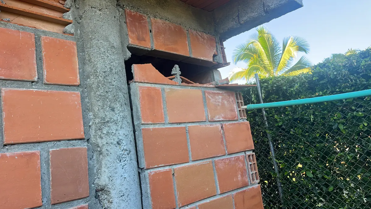 Foto 2 de los daños reportados por Limbania Castrillon