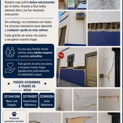 Daños reportados por Paula Andrea ballesteros cardona