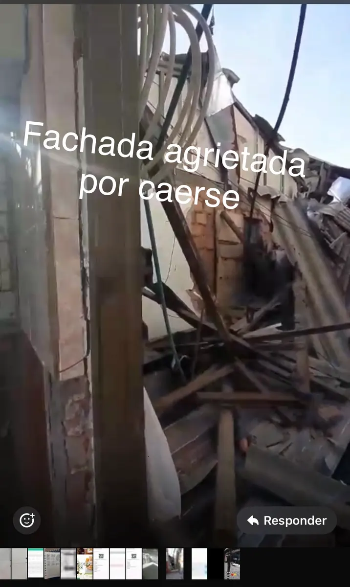 Foto 1 de los daños reportados por Yuri Marcela Ramirez