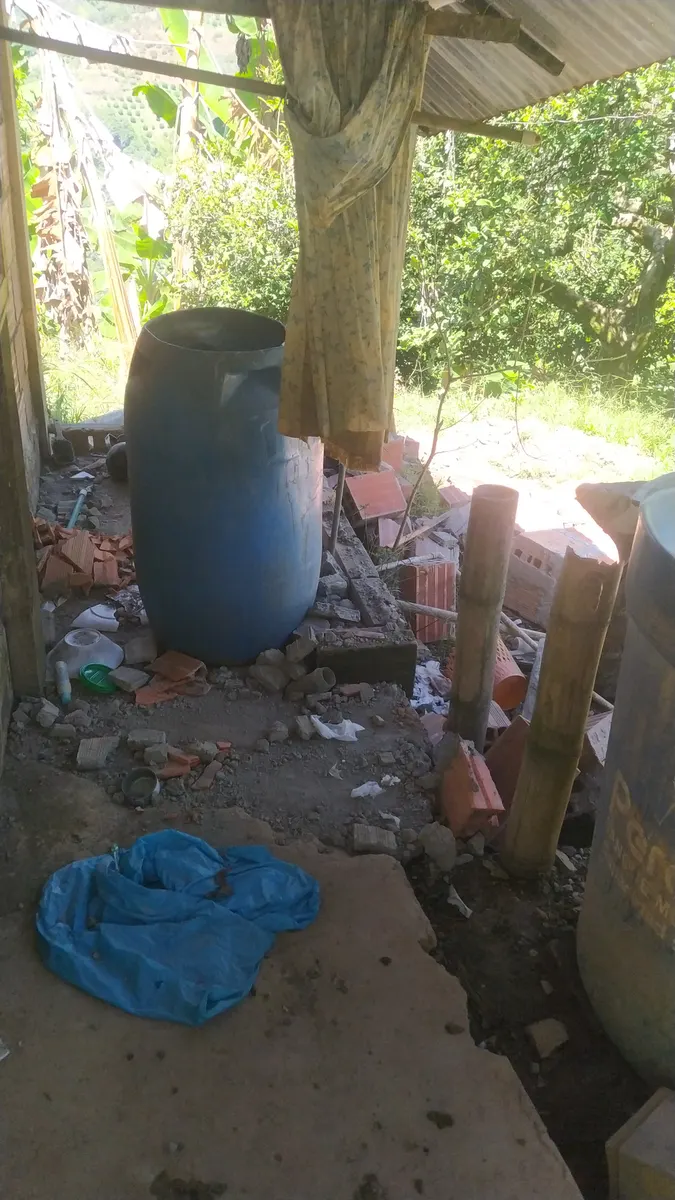 Foto 1 de los daños reportados por Luisa Fernanda Pulgarin castillo