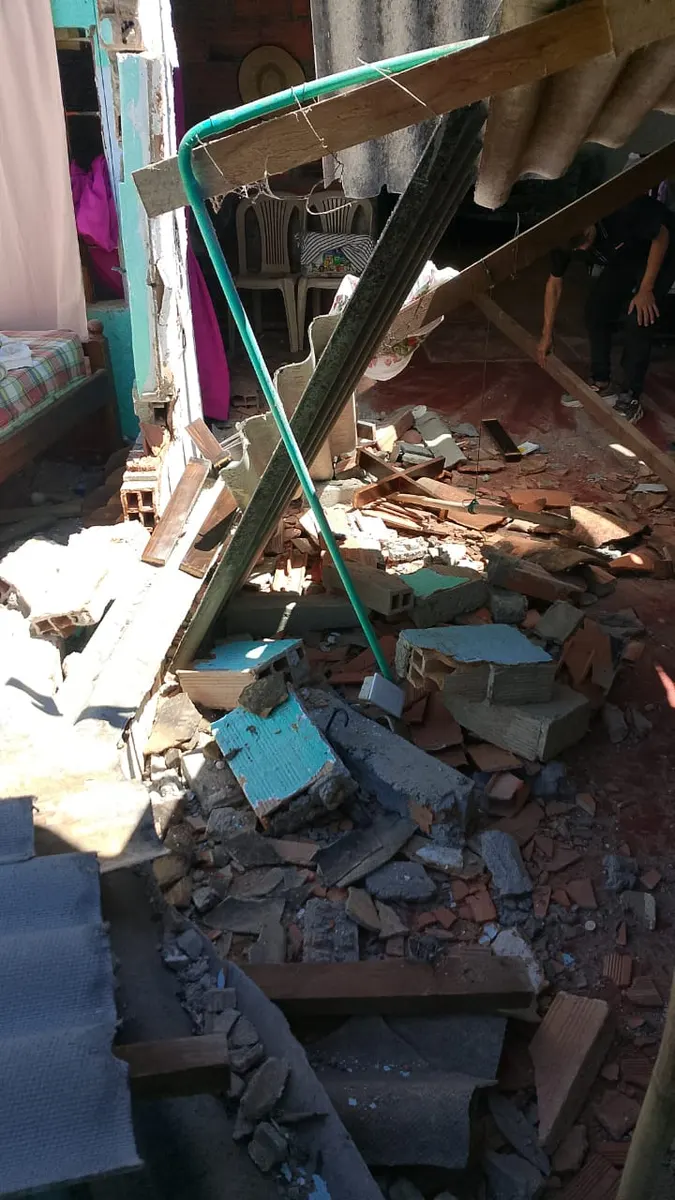 Foto 1 de los daños reportados por Luisa fernanda