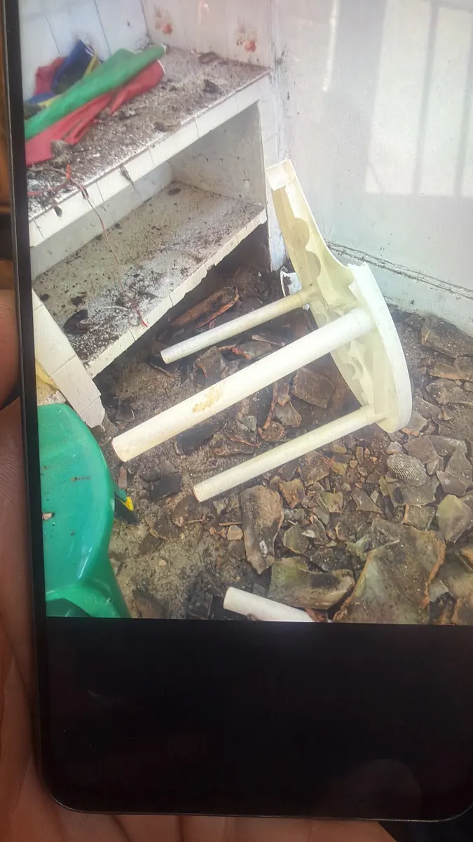 Foto 4 de los daños reportados por Valentina hoyos tusarma