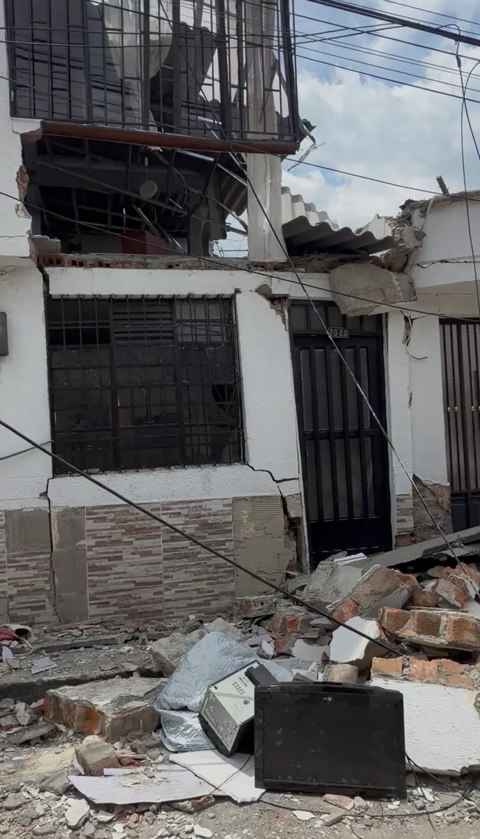 Foto 1 de los daños reportados por Otoniel largo