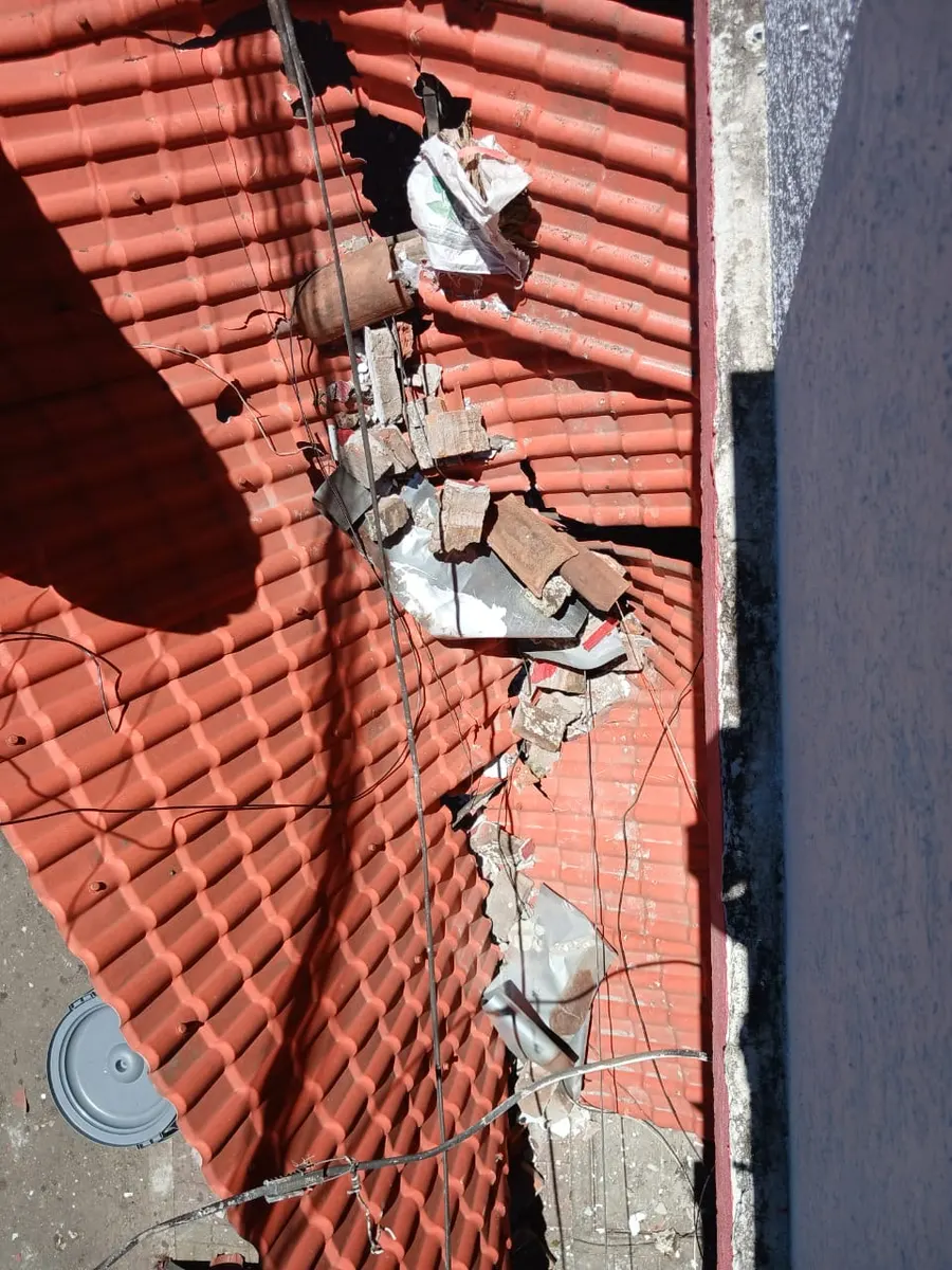 Foto 2 de los daños reportados por Ledia Patricia espinosa