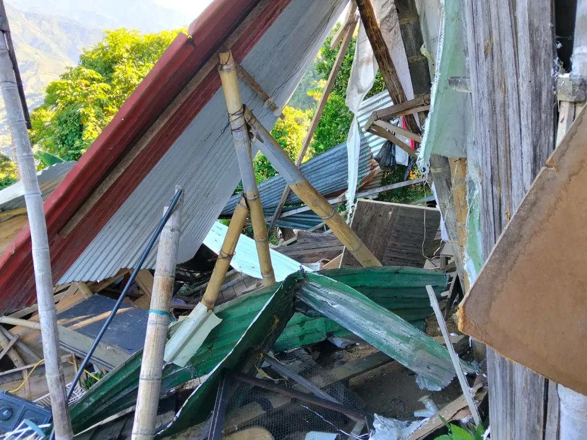 Foto 2 de los daños reportados por Leidy Viviana Zamora hoyos