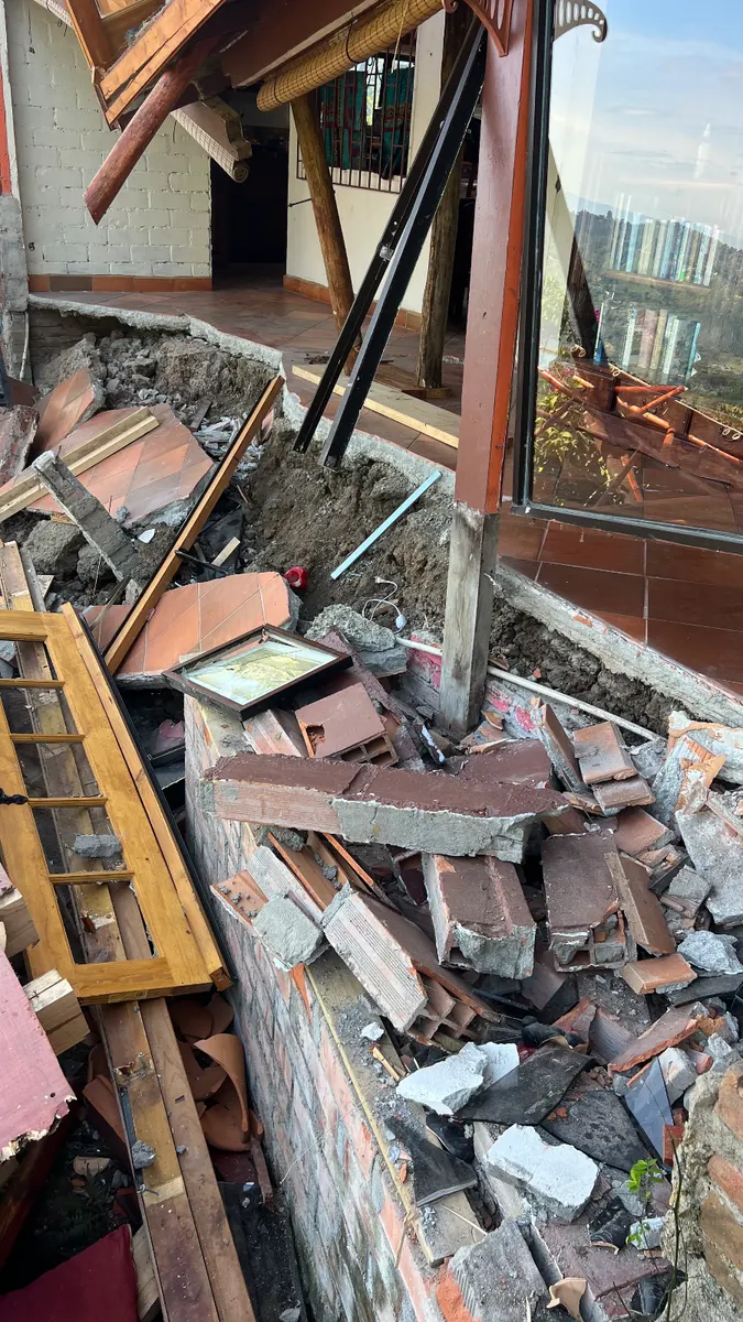 Foto 1 de los daños reportados por 7 cueros café de montaña