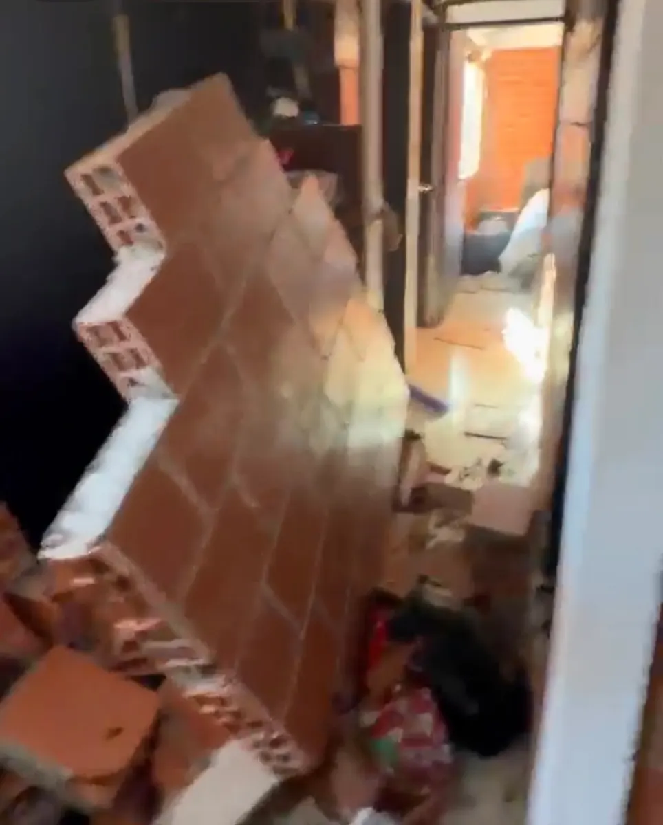 Foto 1 de los daños reportados por Leidy Lorena Martínez londoño