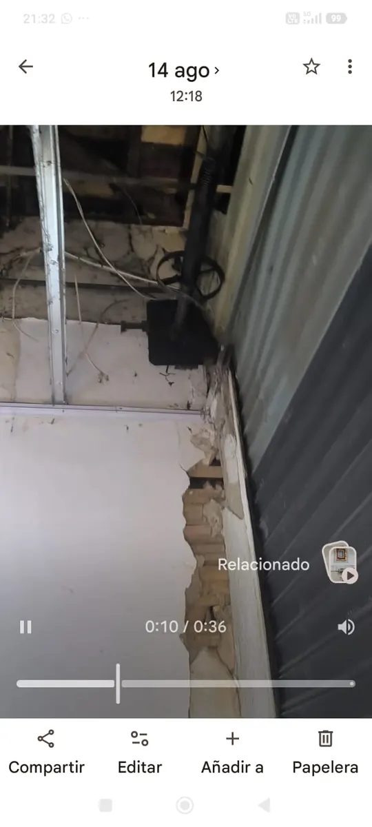 Foto 5 de los daños reportados por Fray William peña