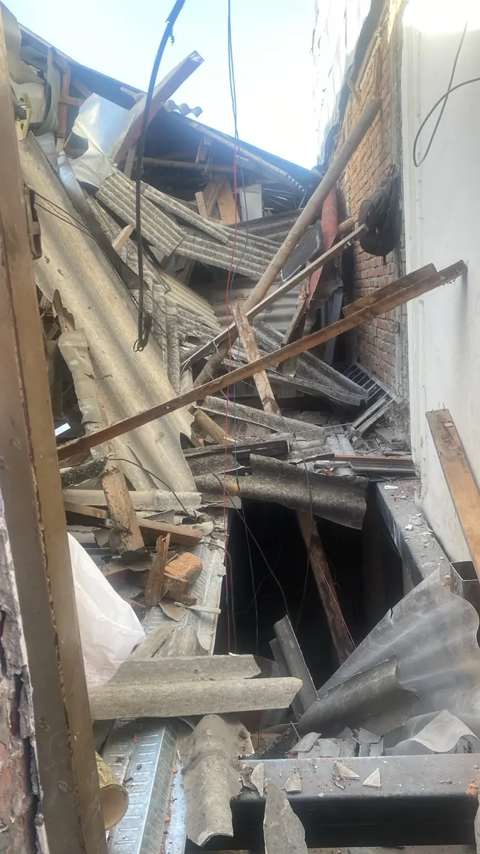 Foto 1 de los daños reportados por María Marin Bonilla