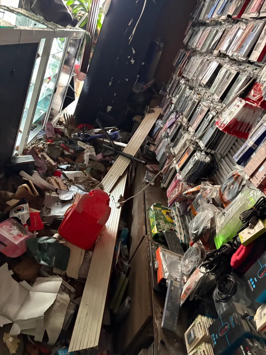 Foto 1 de los daños reportados por Ximena Muñoz Giraldo