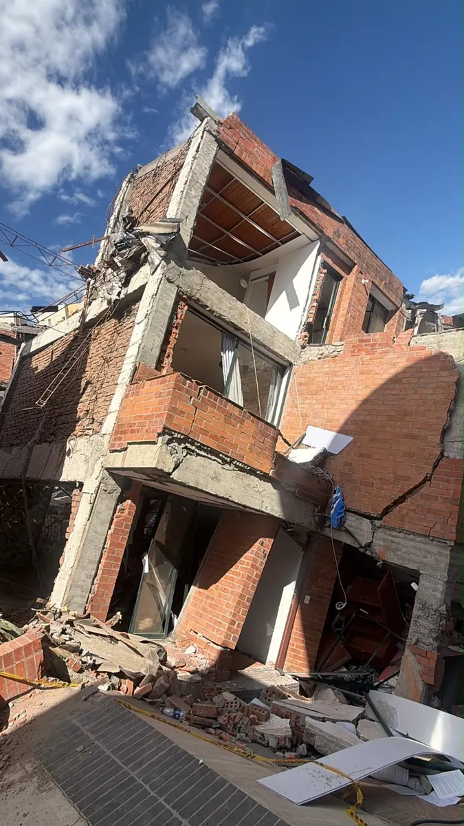 Foto 1 de los daños reportados por Diber Valdes