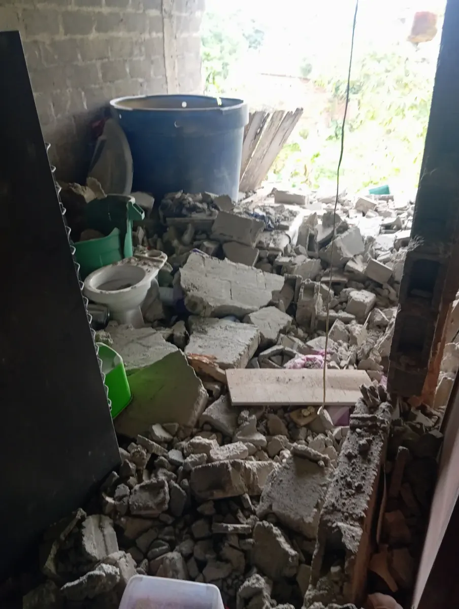 Foto 2 de los daños reportados por Juan Carlos Parra Cordoba