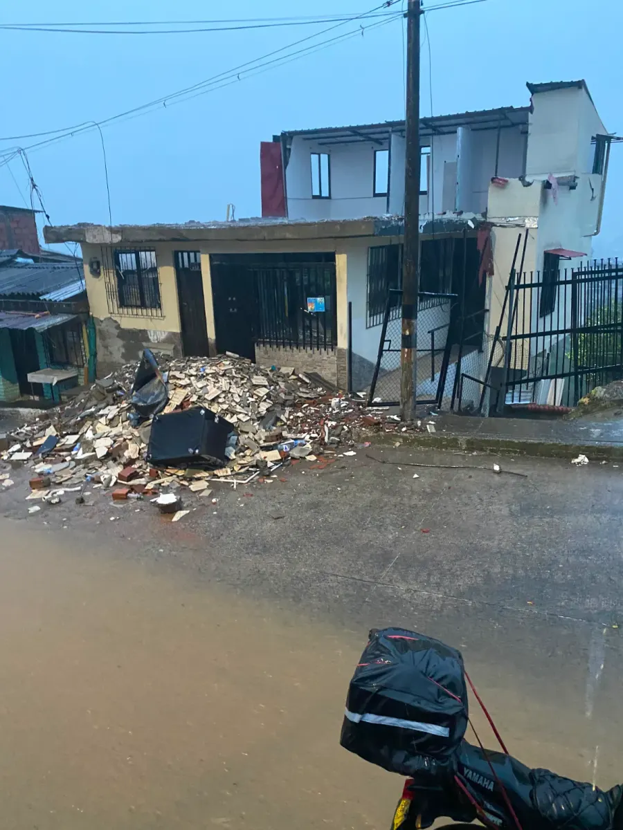 Foto 1 de los daños reportados por Walter David Soto Villada
