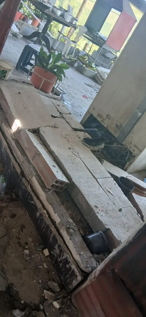Foto 2 de los daños reportados por Benjamin álzate mejia