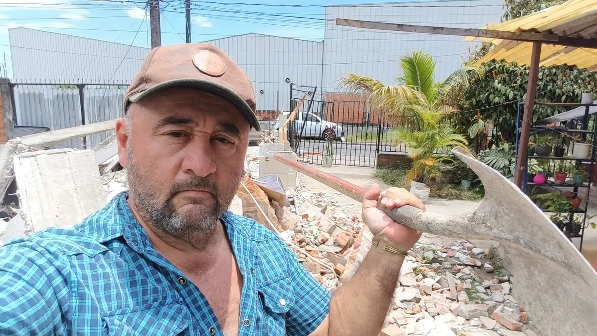 Foto 4 de los daños reportados por Hugo Antonio Ospina