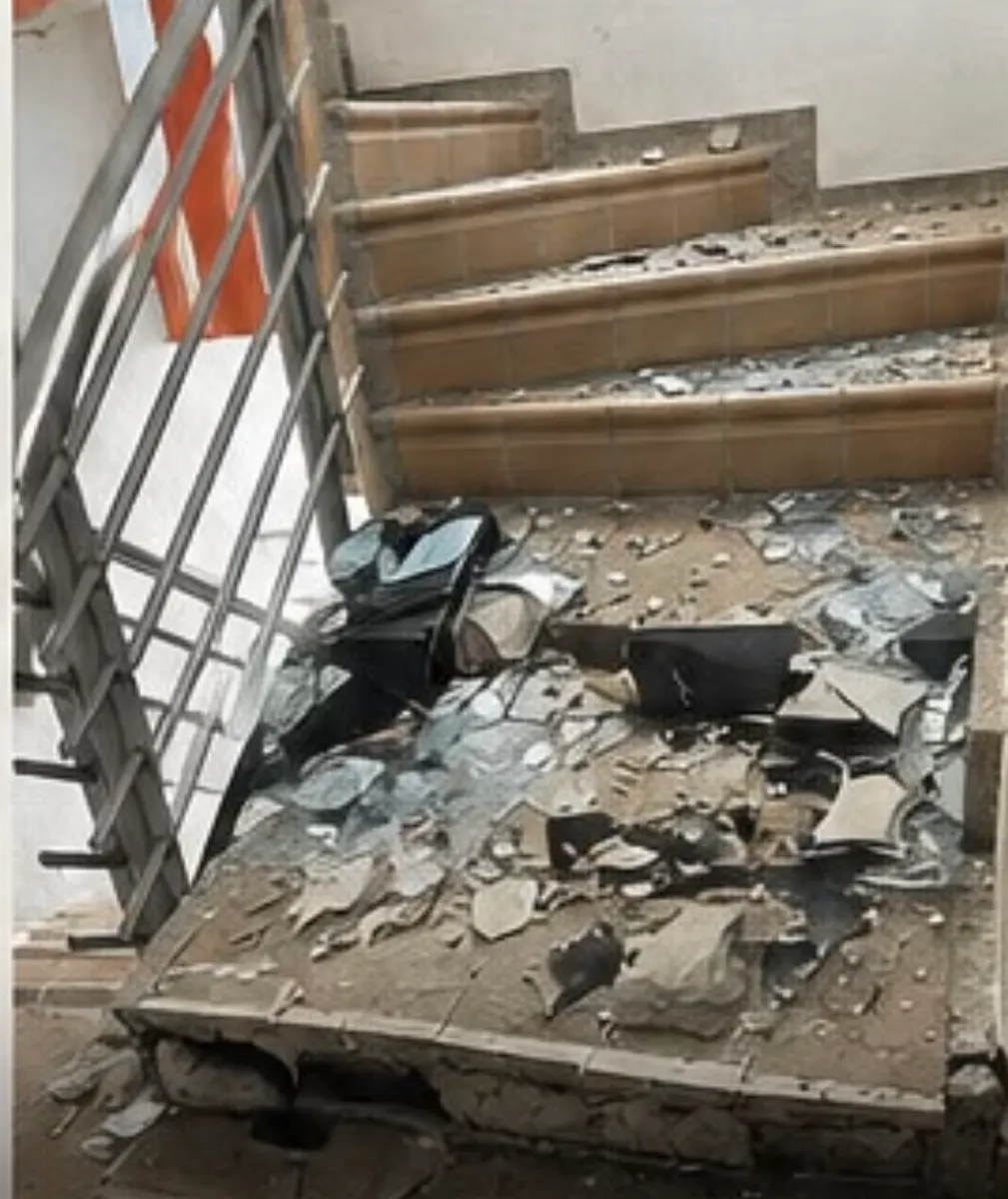 Foto 2 de los daños reportados por Harold Serra Palacio