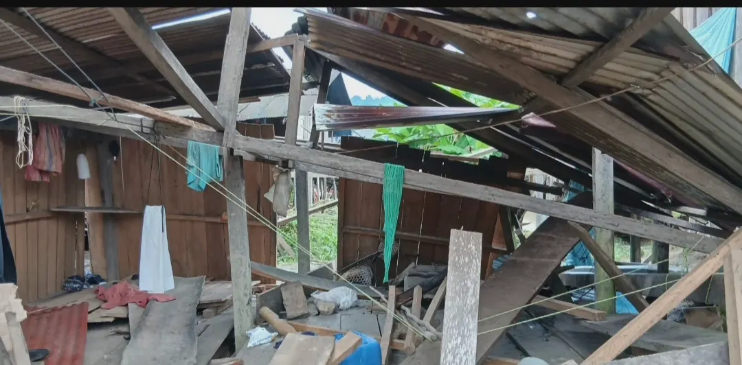 Foto 1 de los daños reportados por Julio Garcia chirirpua