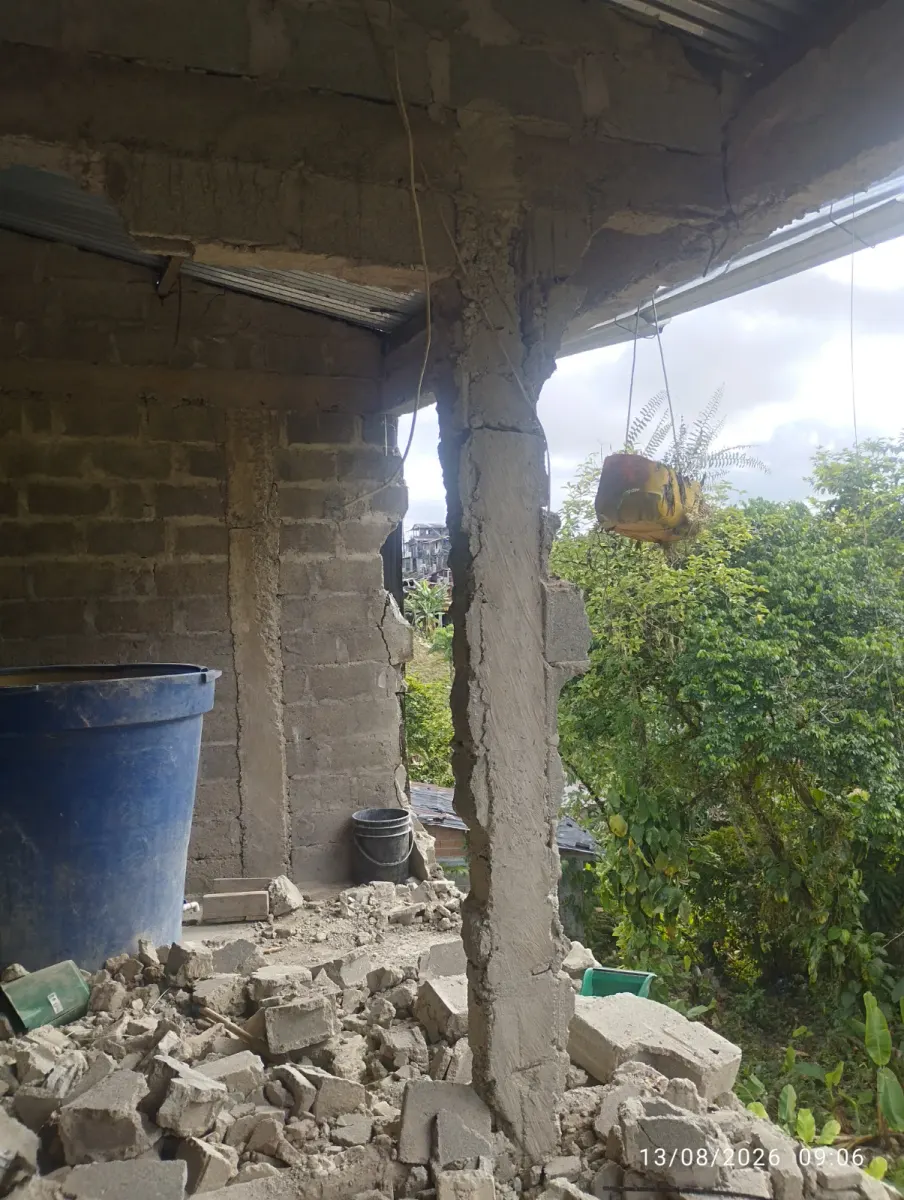 Foto 4 de los daños reportados por Yarlin Moreno Bejarano