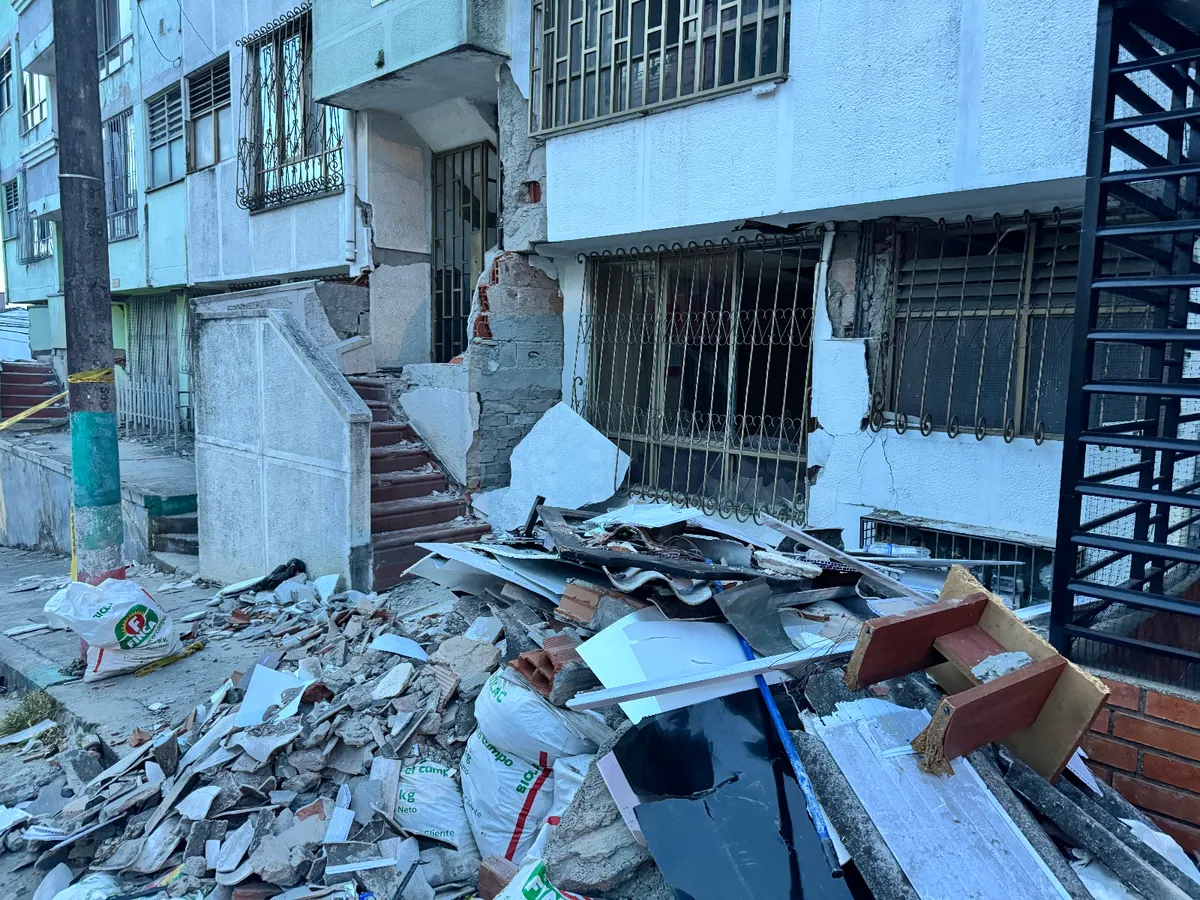 Foto 1 de los daños reportados por Juan Esteban Jiménez Ossa