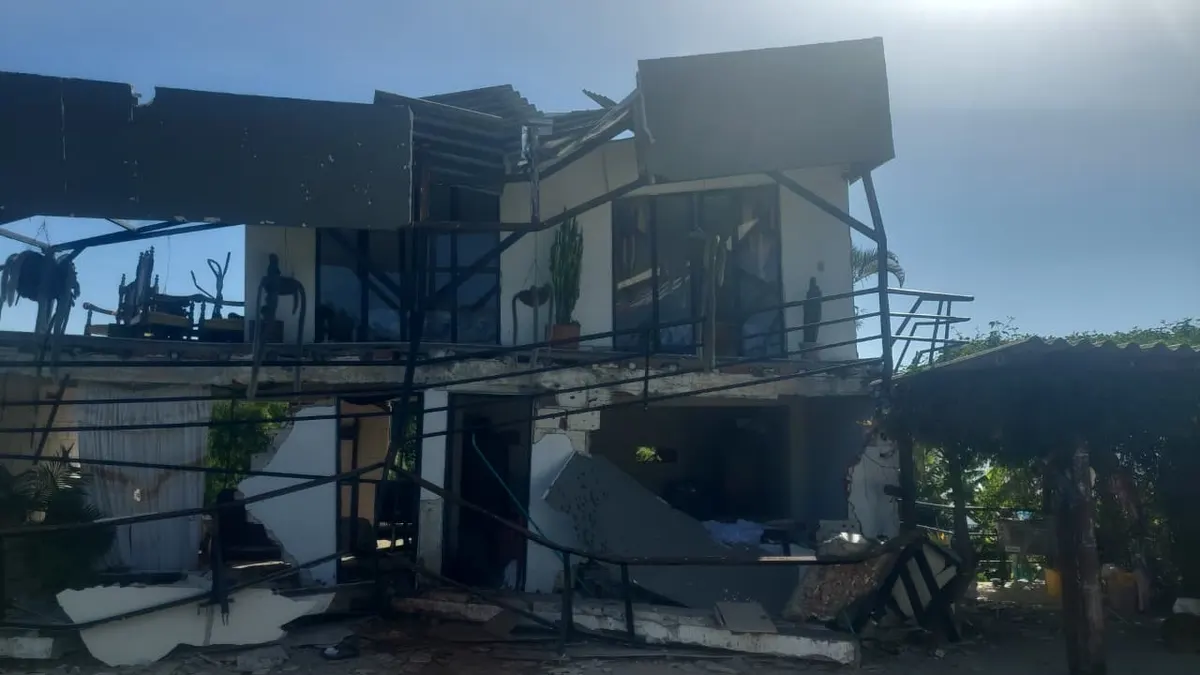 Foto 1 de los daños reportados por Viviana aristizabal preciado